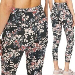 Sweaty Betty The Power 7/8 Length Leggings Tights Size XS Sporty Athletic Floral